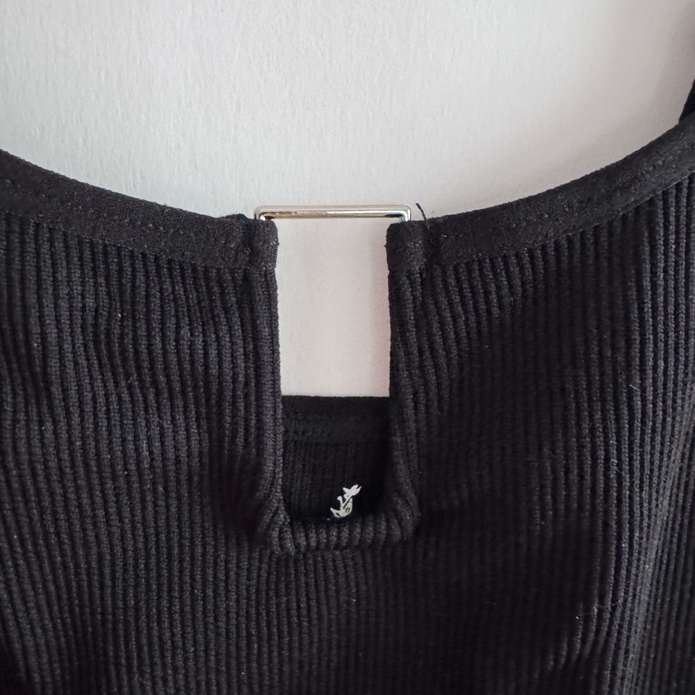 Free People Intimately Black Ribbed Cami - Picture 3 of 4